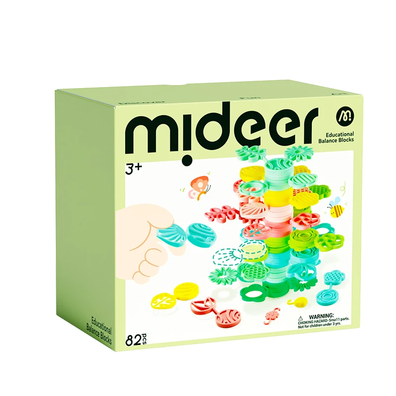 mideer MD1469 Stackable Blocks - Wisdom Tree creative Educational Toys building block sets