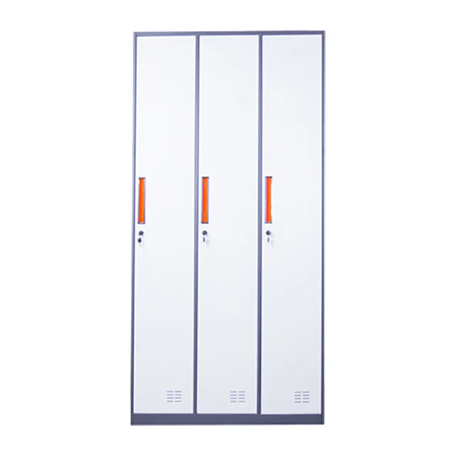 3 Door Gym Metal Lockers Luoyang Manufacturer Wholesale Hotsale Storage Wardrobe