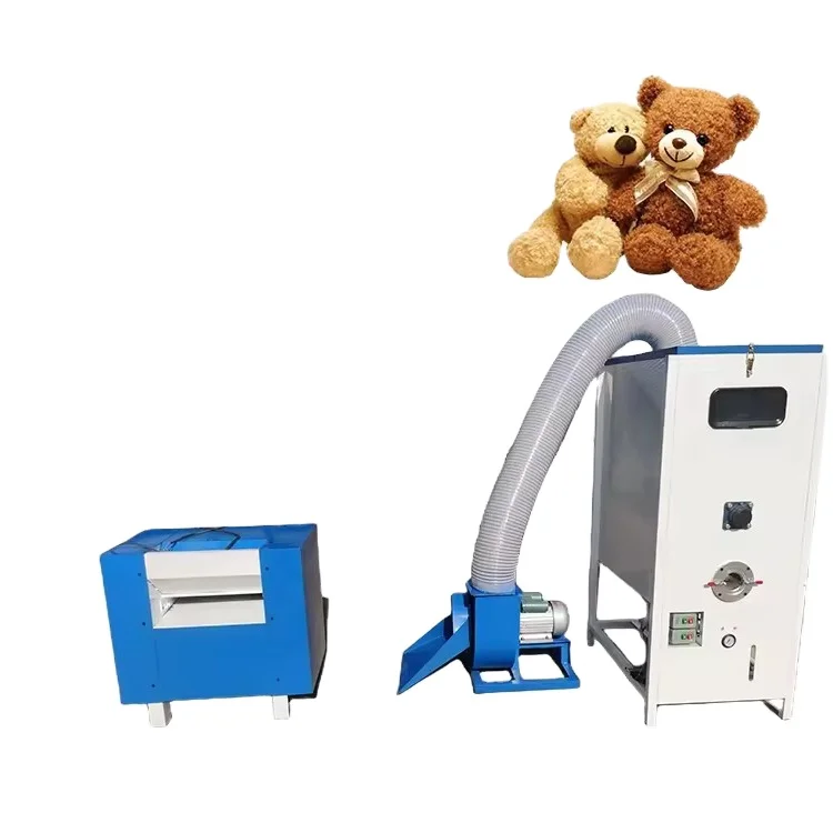 Polyester Fiber Opening Carding Pillow Filling Machine Waste Cotton Fiber Bale Opener Cushion Stuffing Machine For Plush Toys