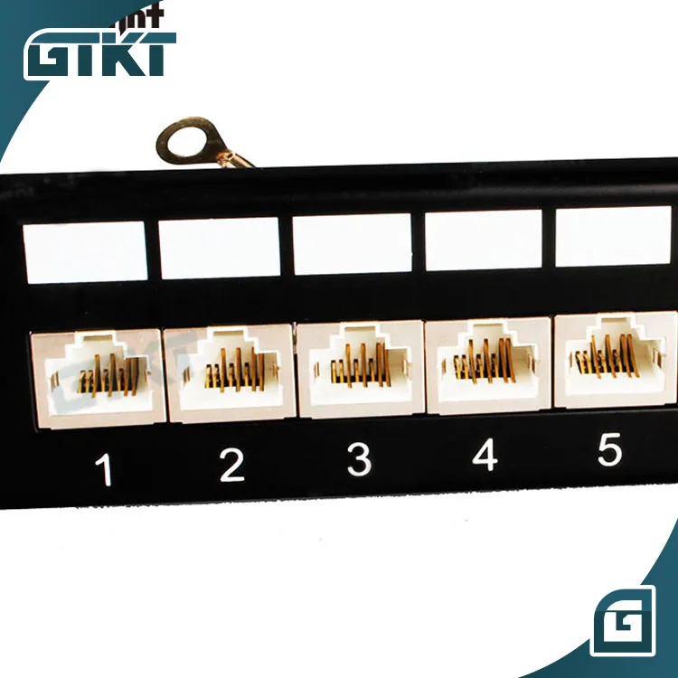 Патч-панель 1U FTP Cat6a патч-панель на 24 порта RJ45 19