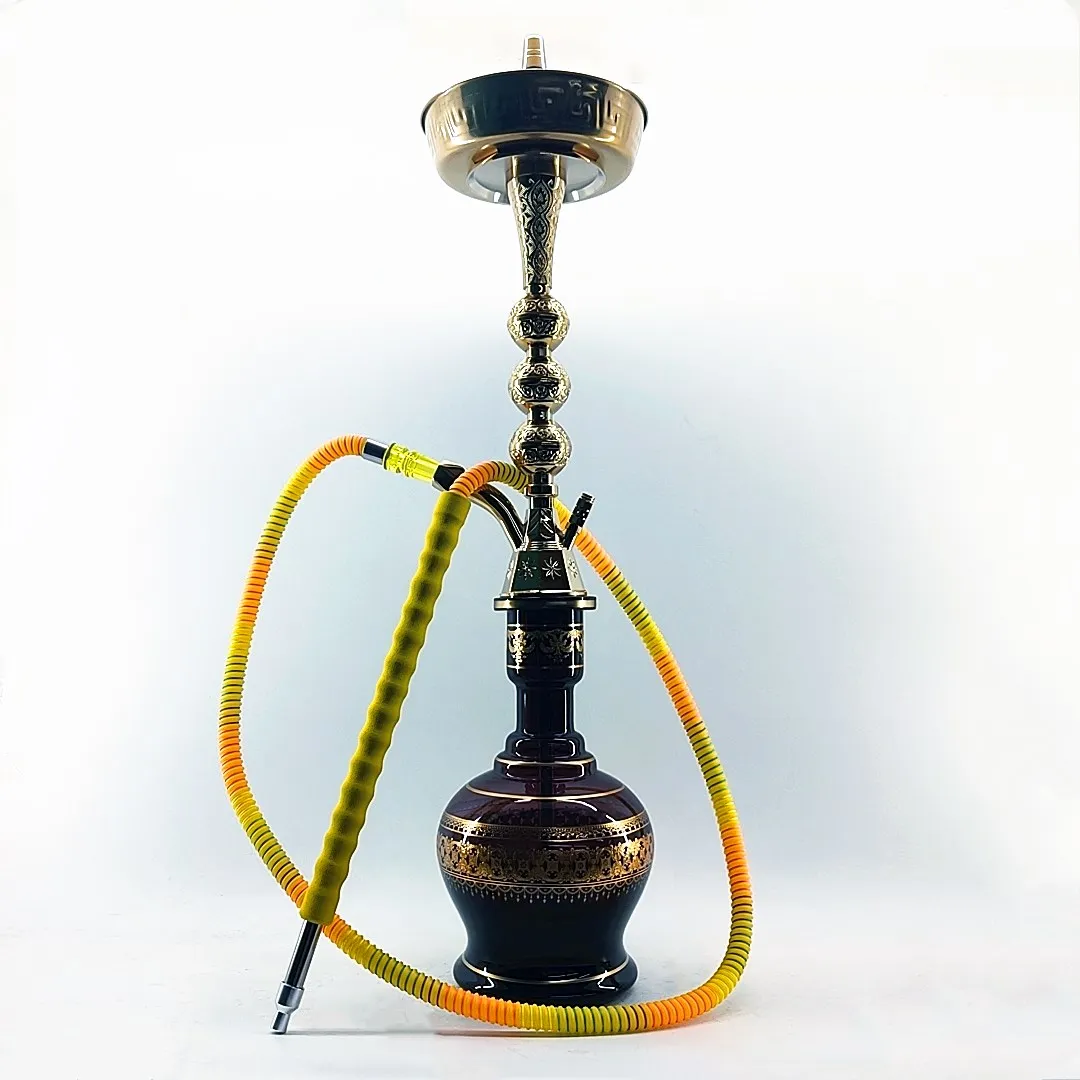 factory wholesale large size hooka egyption style shisha  colorful hose  arabic somking  shisha