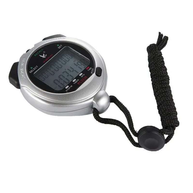 50 lap memories professional digital sports stopwatch countdown timer with 2-Row SGP2250