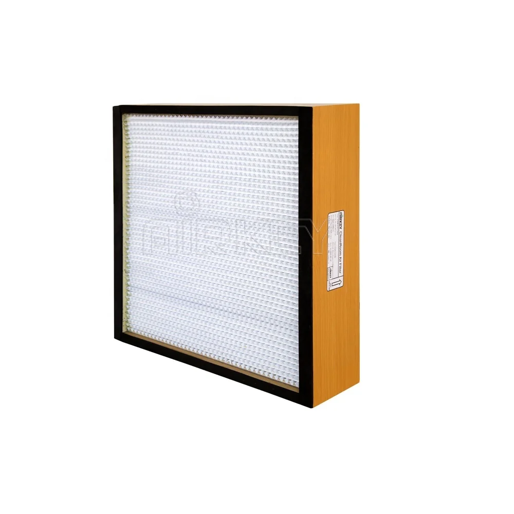 H13 H14 High Efficiency Hepa Filter for Modular Cleanroom Equipment Clean Bench