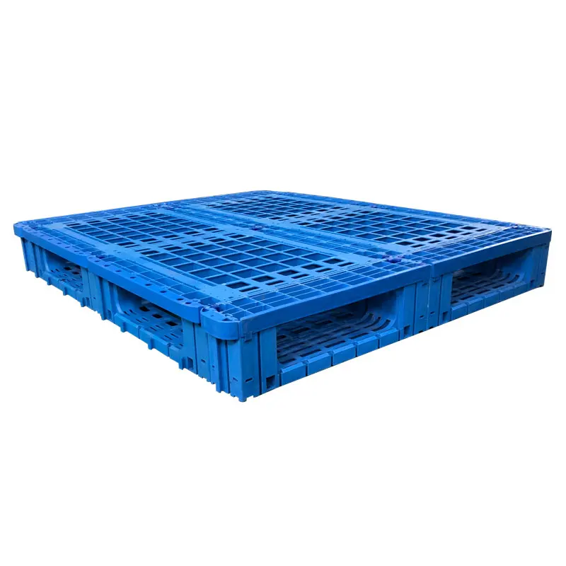 Heavy Duty Automated Storage Retrieval Systems 1200*800 Euro Plastic Pallet with 3 runners