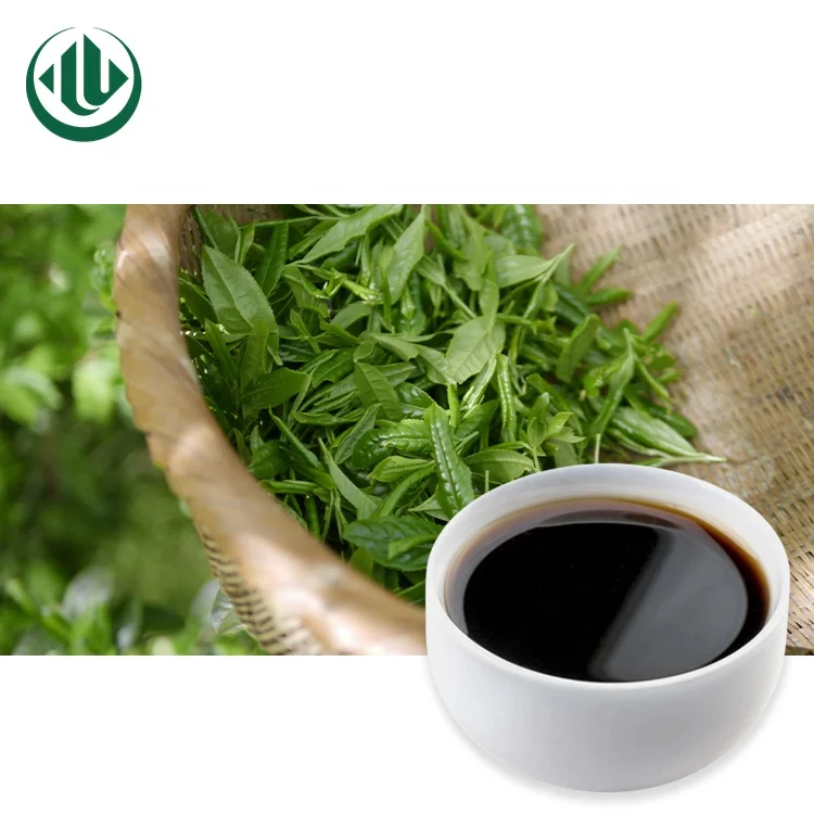 ISO Manufacturer Solubility Tea Instant Green Tea Liquid Polyphenols For Milk Tea Bottle Beverage