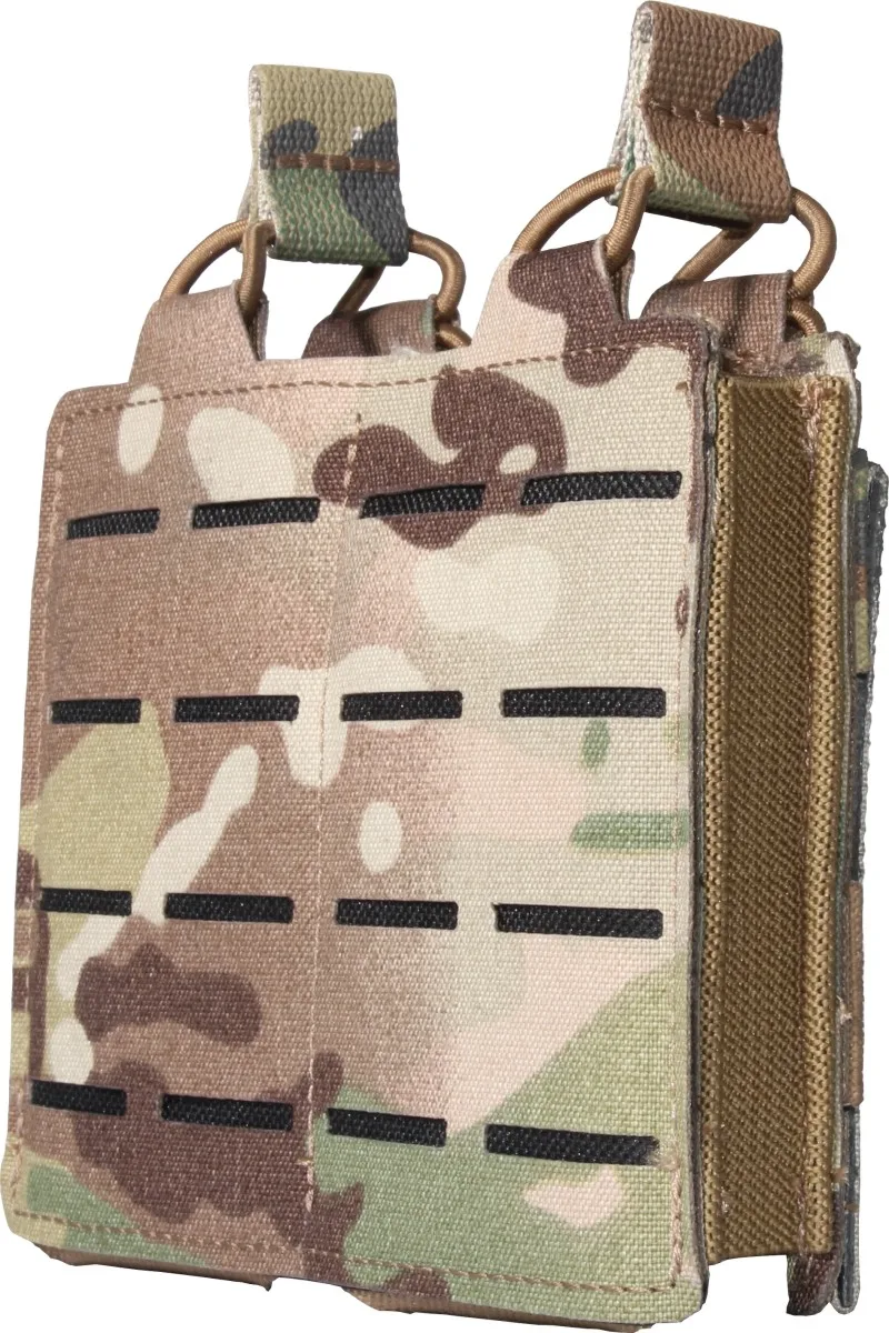 SPARK TAC 1702 Tactical Laser Cut Mag Pouch Multicam Double Outdoor Cordura Camouflage Packs Tactical equipment Magazine Pouch