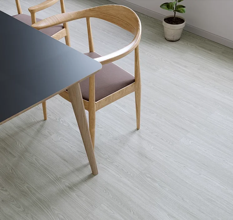 Hybrid Flooring Waterproof SPC Plastic Linoleum Flooring And Accessories