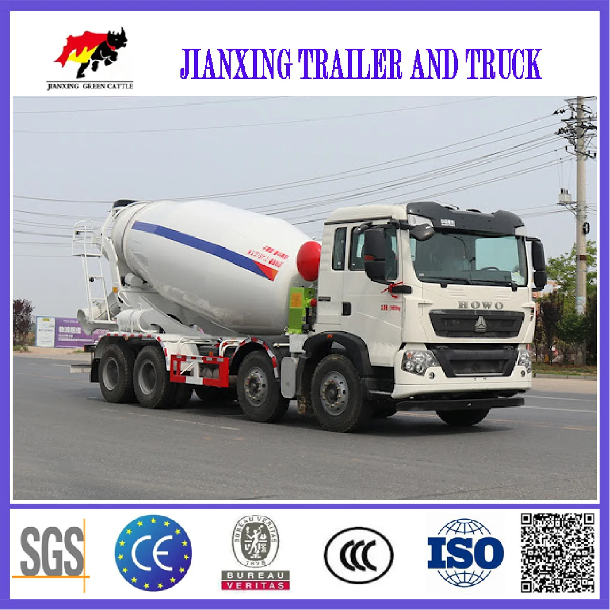 SINOTRUCK Howo 6x4 15m3 Бетономешалка по Заводской Цене