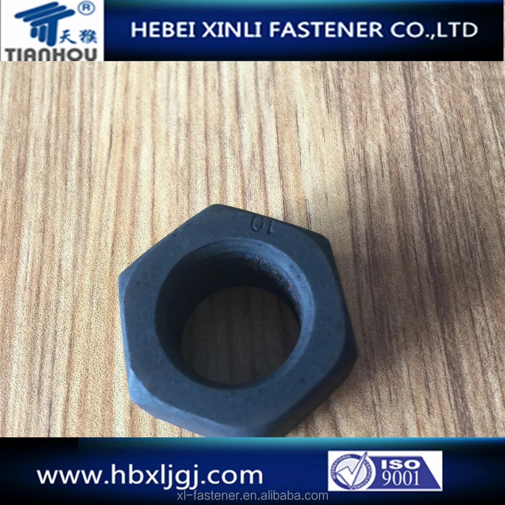 Source Manufacturer DIN934 Hex Nut Grade 8 High Tensile Carbon Steel M24 Metric DIN934