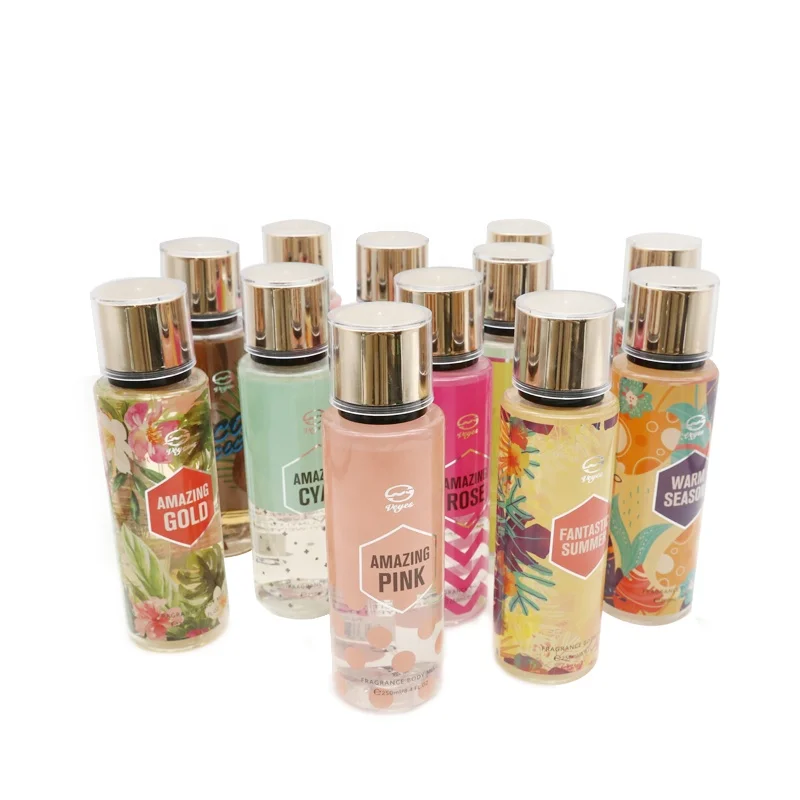 Wholesale High Quality 250ml Perfume Fragrance Body Spray Women Fragrance Body Mist Private Label Body Mist