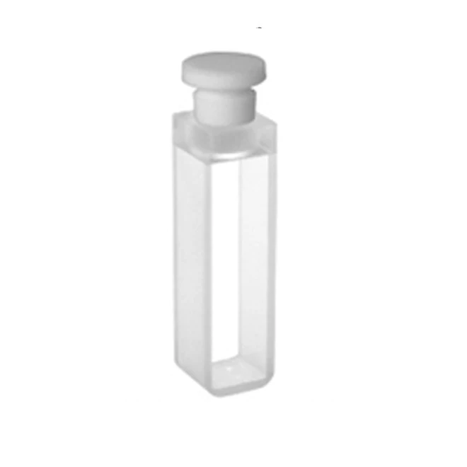IR Quartz Glass Q-114 Standard cell with stopper and with round bottom Quartz Cuvette flow cell Optical/spectrophotometer Quartz
