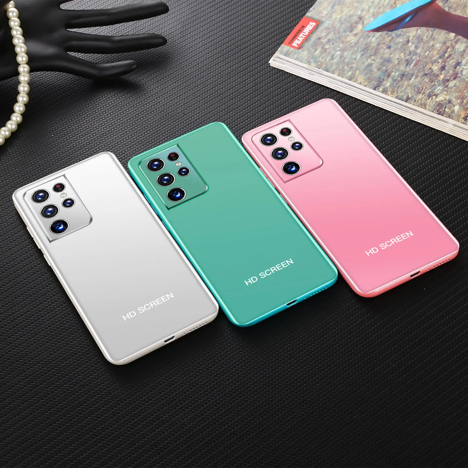 Смартфон S21 U ltra 6 8 дюйма Android 10 4G 5g 12 + 512 ГБ две Sim-карты 6800