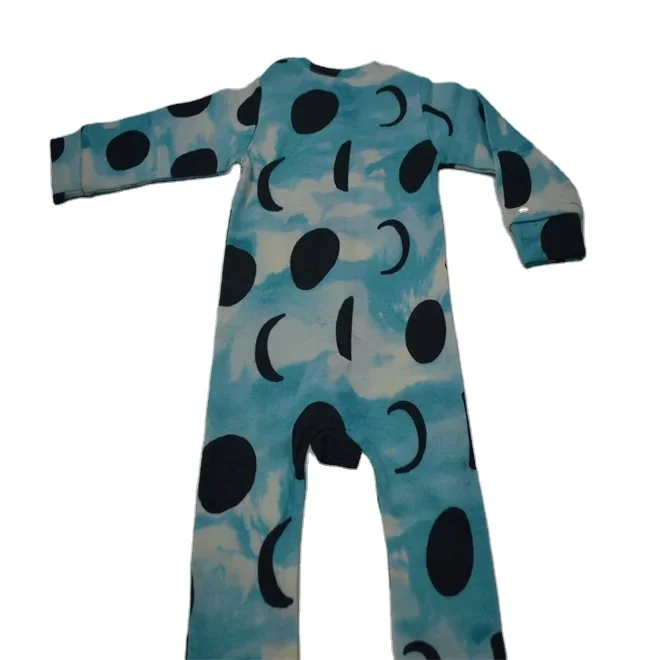 2023 Design Baby Boy Girl Bamboo Fabric Farm Pig Horse Pattern Long Sleeve Zip Romper Custom Size Unisex Baby Clothes