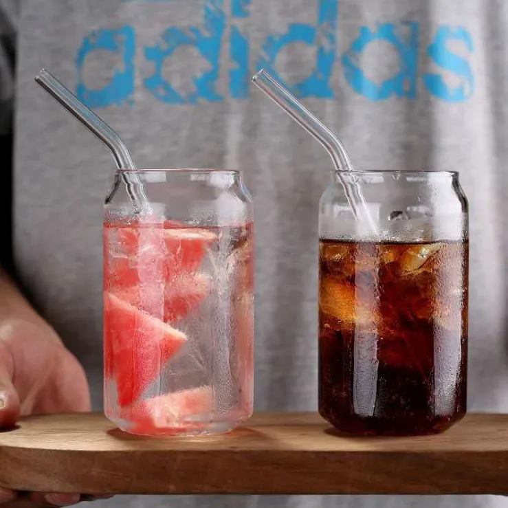 Creative Coke Juice Glass Cup Heat-resistant Transparent Coffee Cup Personalized Water Cup