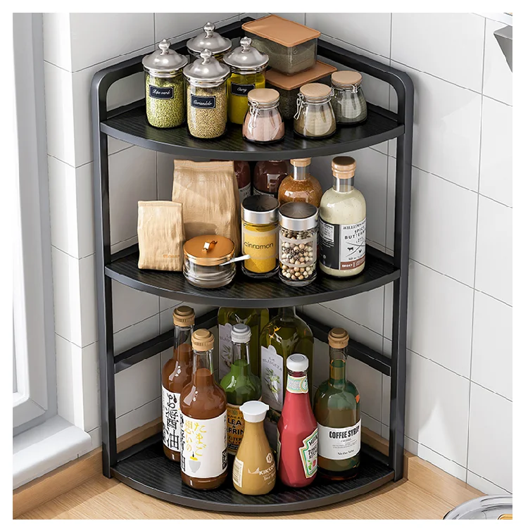 Standing Rack Kitchen Storage Organizer Shelf Holder Kitchen Spice Rack