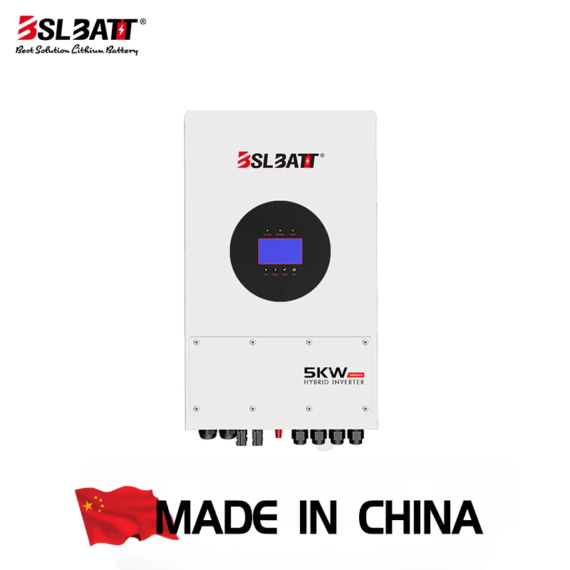 BSLBATT 3kw 5000w 48v 10kw off grid 5kw solar pump power hybrid pure sine wave solar inverter