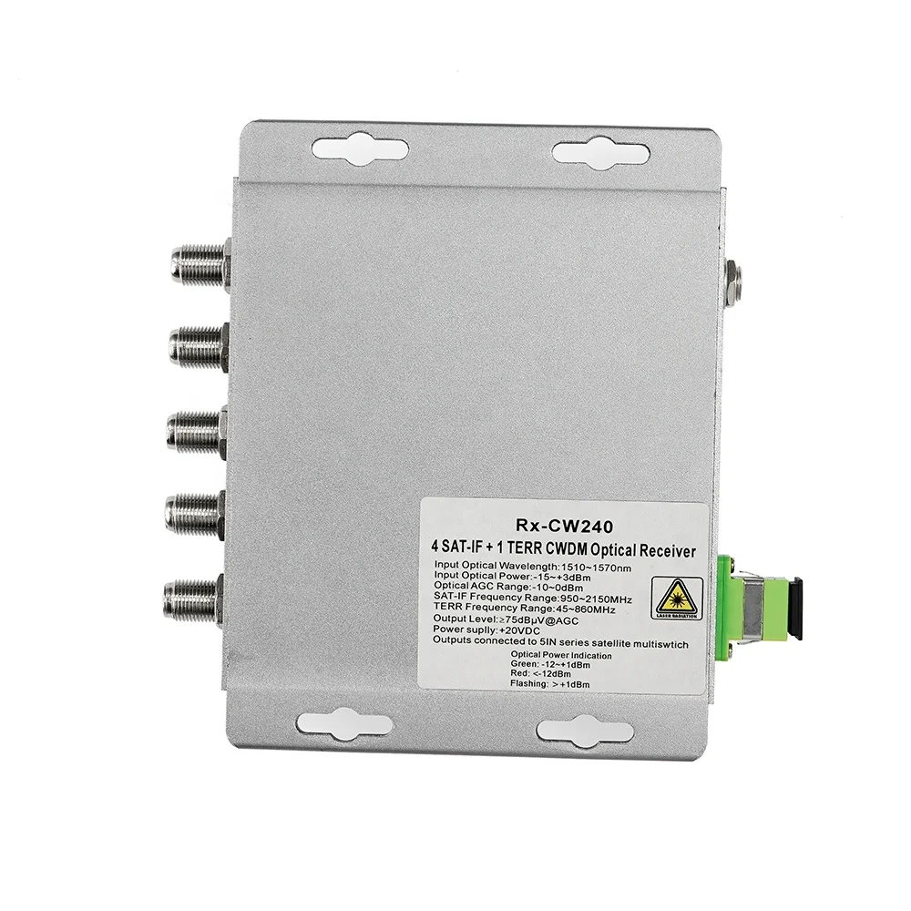 1550nm Fiber Optic Mini Cable TV Transmitter SC/APC CATV Mini Optical Transmitter