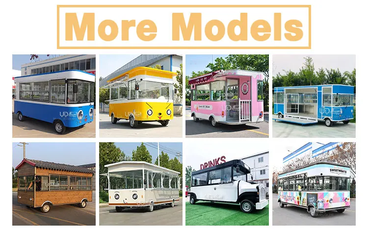 New Style Custom BBQ Concession Trailer Coffee Cart Hot Dog Ice Cream With Fully Equipped Food Truck Trailer