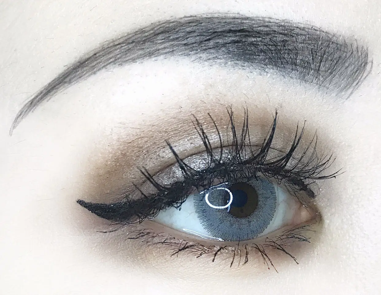 Hot selling Smokey colored eye contact lens  Lentes de contacto charming Smokey lenses contact wholesale