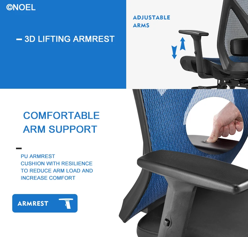 New Arrival Comfortable Ergonomic Chair High Back for Office Swivel Chairs