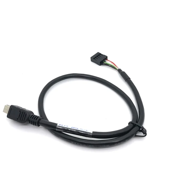 OEM Материнская плата 9pin К 2x USB 2,0 Женский кабель с панелью крепление встроенный гайки