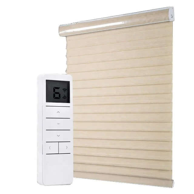 Guangzhou Smart Home Rechargeable Window Blackout Tuya App Alexa Google Remote Electric Smart WiFi Motorized Roller Blinds