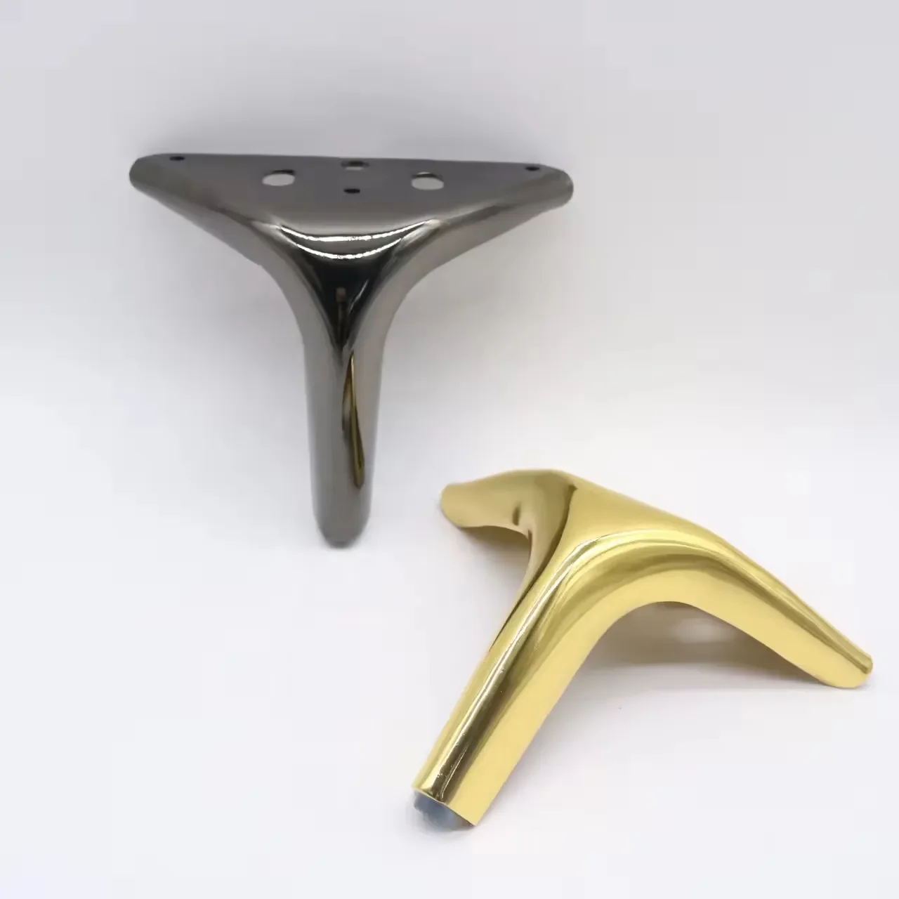 Wholesale Customized Hardware Furniture Fitting Accessories Modern Coffee Stainless Steel Metal Gold Table Legs