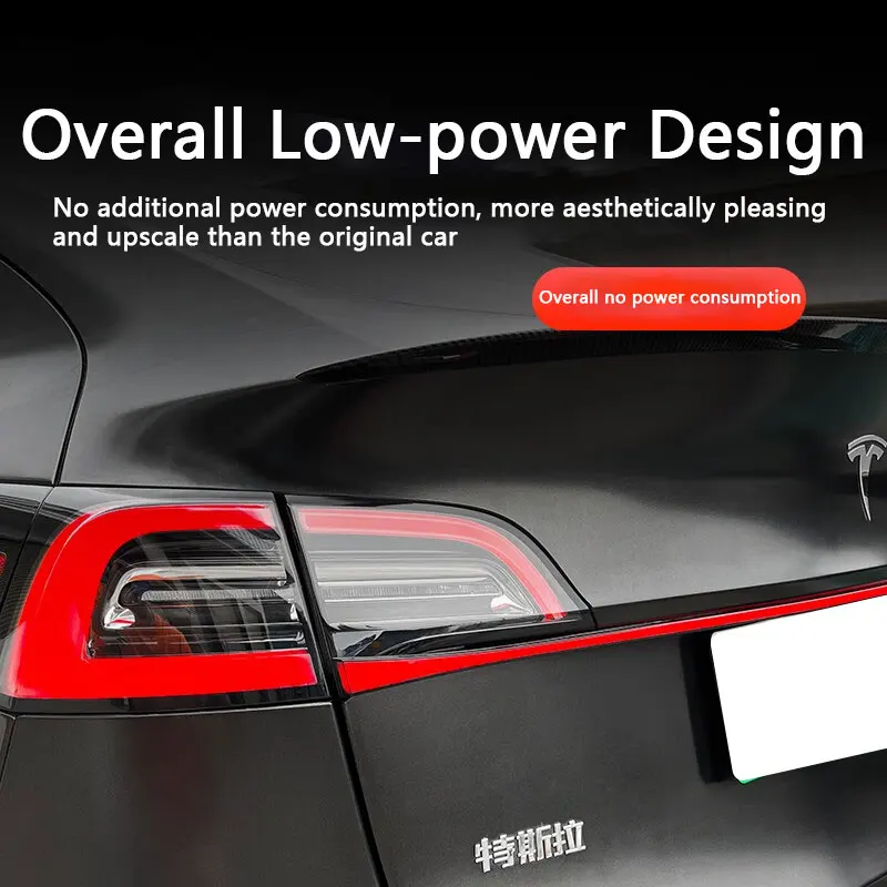 It is suitable for upgrading the dynamic taillight strip of for Tesla Y model through the taillight of Model3