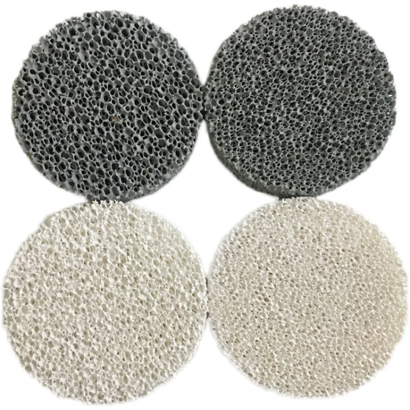 Silicon Carbide Alumina Zirconia Zr Ceramic Foam Filters Porous Ceramic Filter Foam for Casting