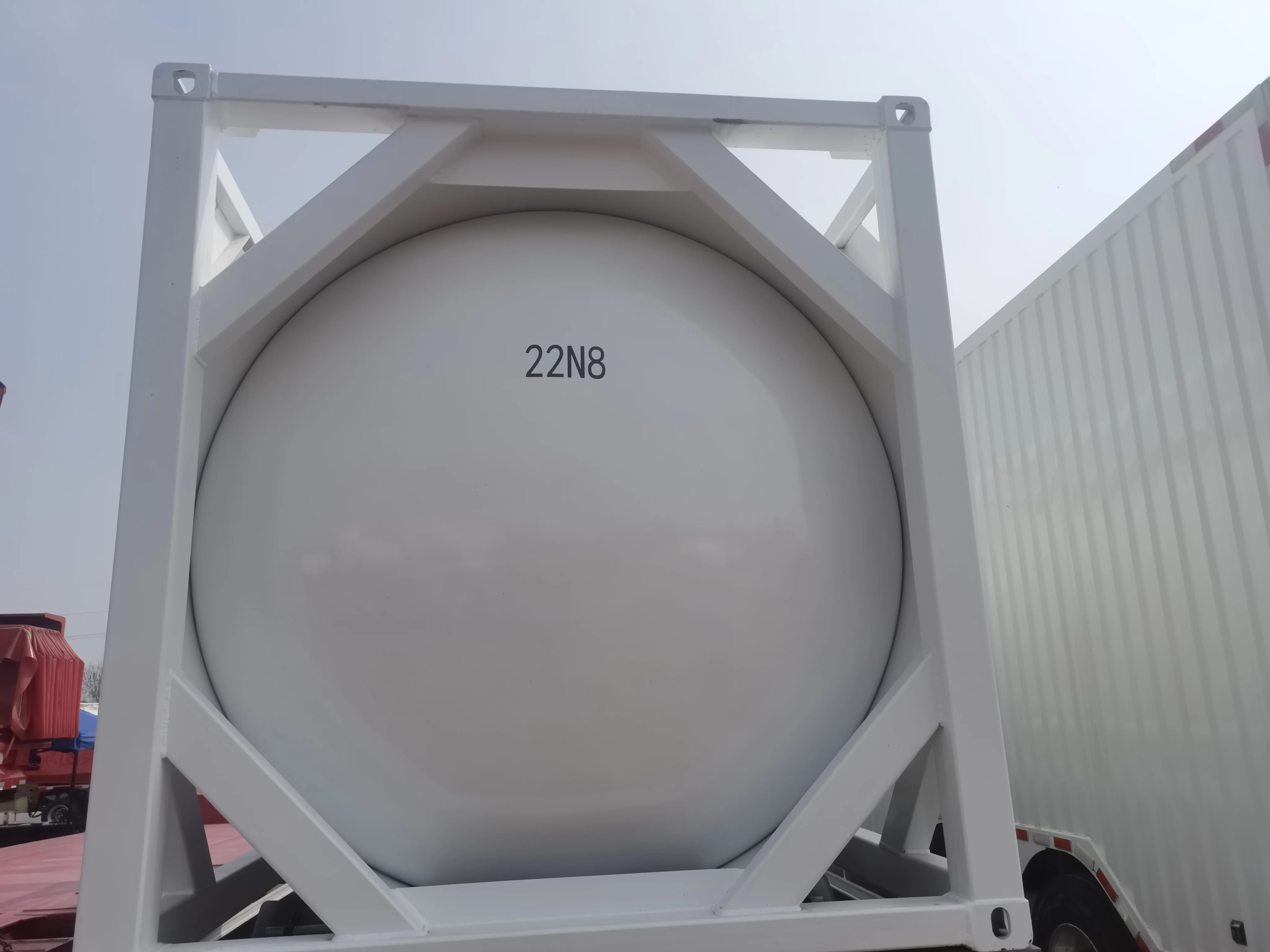 25m3 Bulk Cement Container Tank for Flour Gypsum Powder Transportation and Storage Product Category Containers
