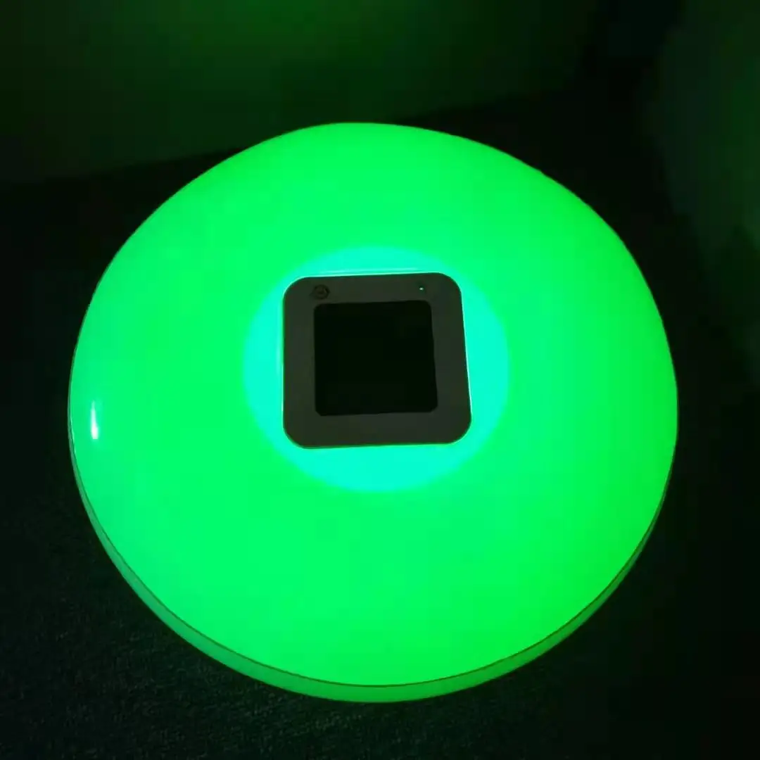 Decorative Lighting Floating Solar Light Flat Ball for Swimming Pool