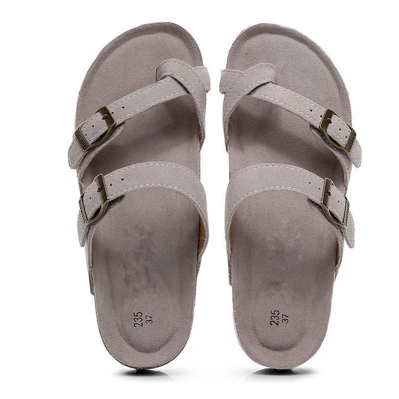 beach male leather designer printing fancy casual soft custom slippers sandals for men