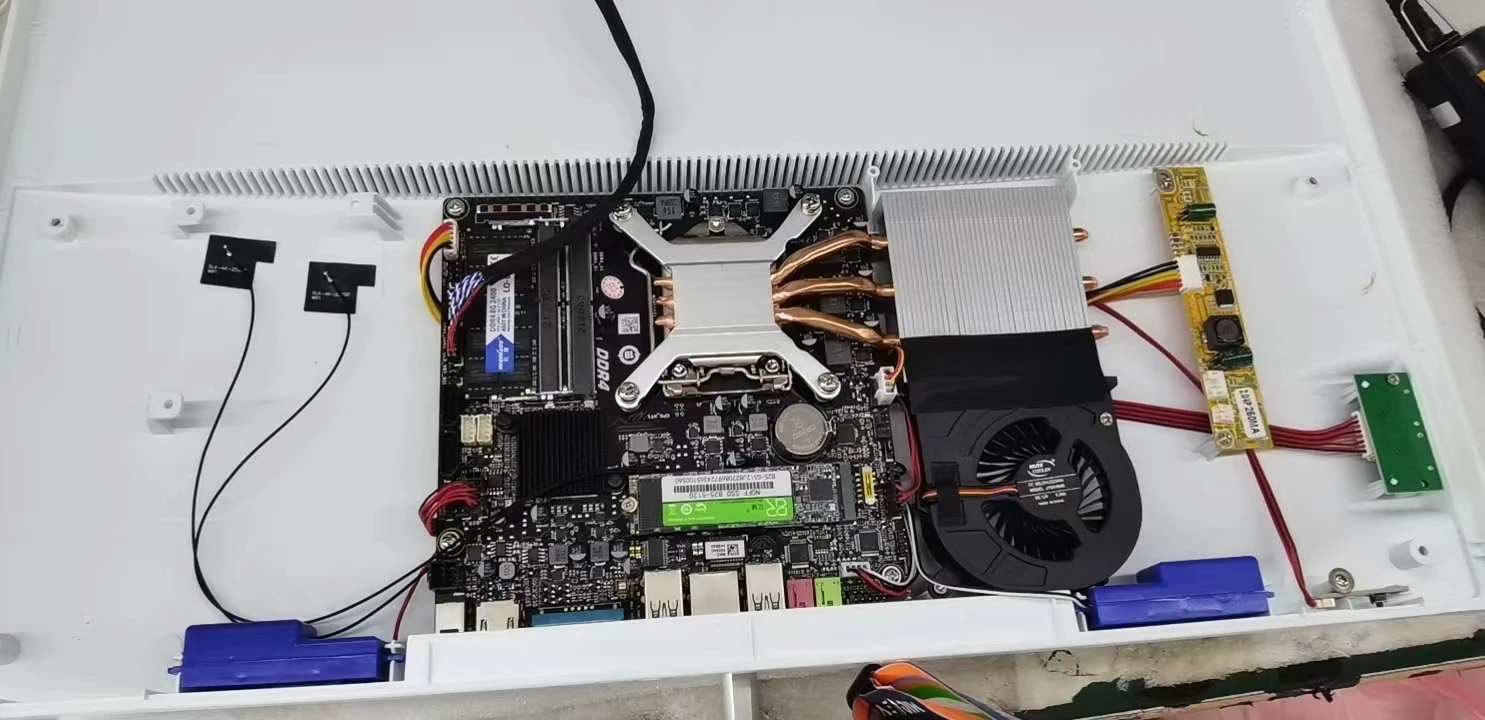 Office Desktop All-in-one Pc 23.6 Inch I7 I5 I3 AIO Computer 4GB 128GB SSD Gaming Computer BarebonePc