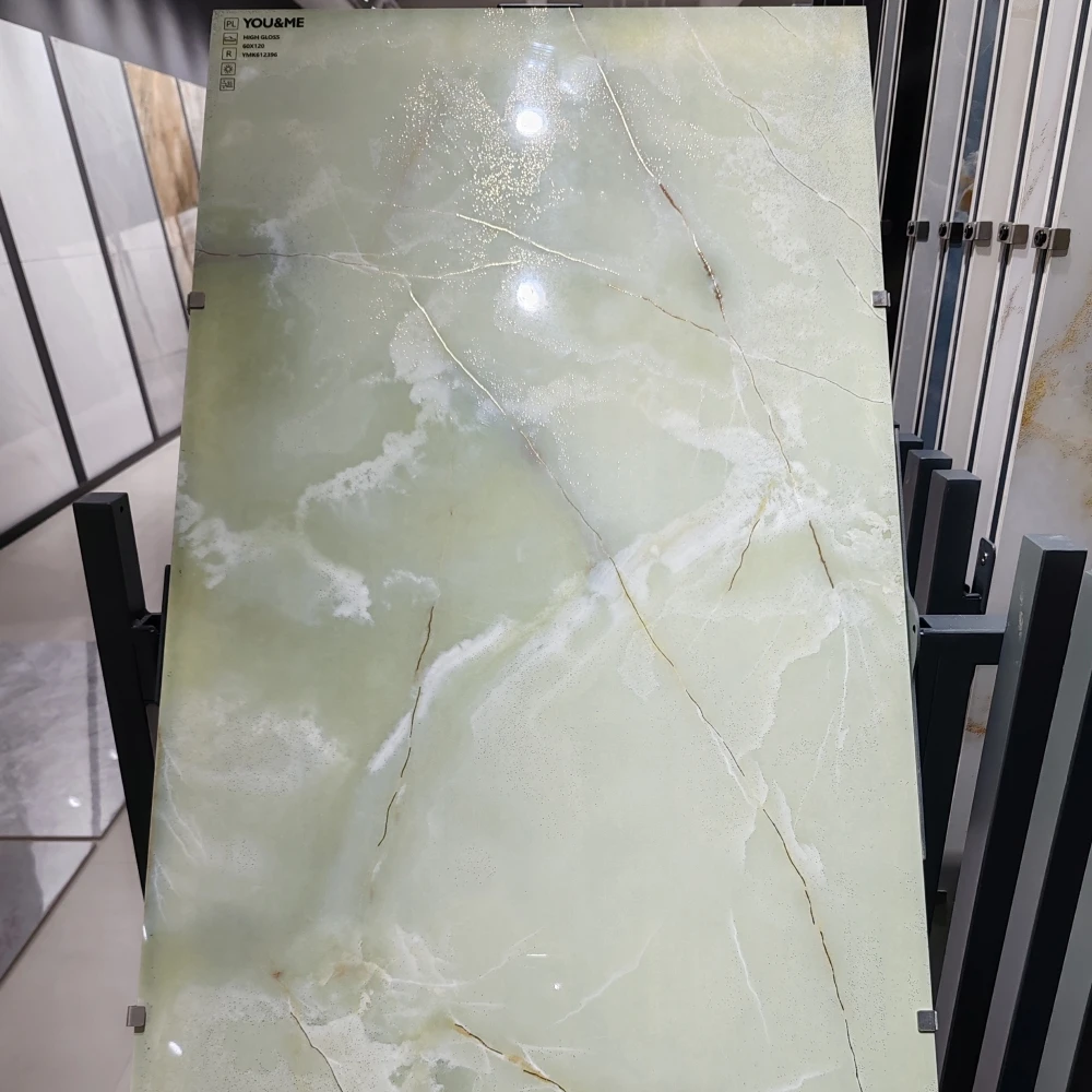 porcelain floor tiles Spanish designs big size glazed polished tiles high glossy new process 600*1200mm