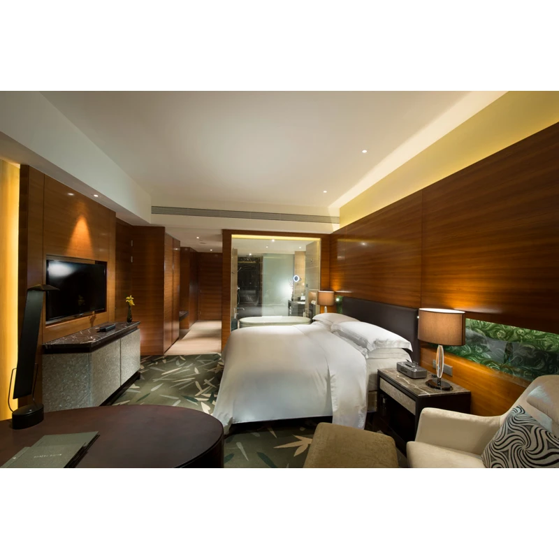 2020 TOP 10 Sale  Wood King Size Bed  Bedroom Set with Inexpensive Price