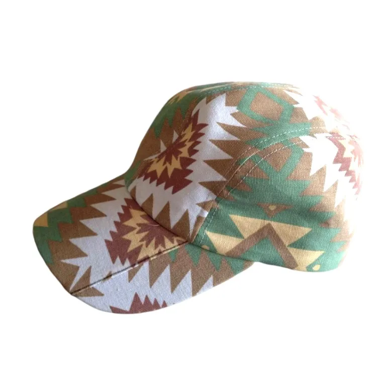 Cheap Custom Waterproof Dad Nylon Caps Camp Flat Brim 4 or 5 Panel Custom Nylon Hats