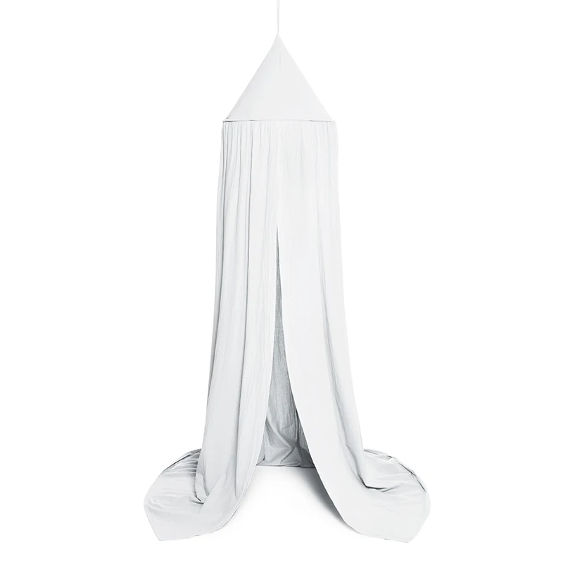 Decoration Ins Dome Hanging 100% Cotton Princess Mosquito Net For Kids Baby Adults