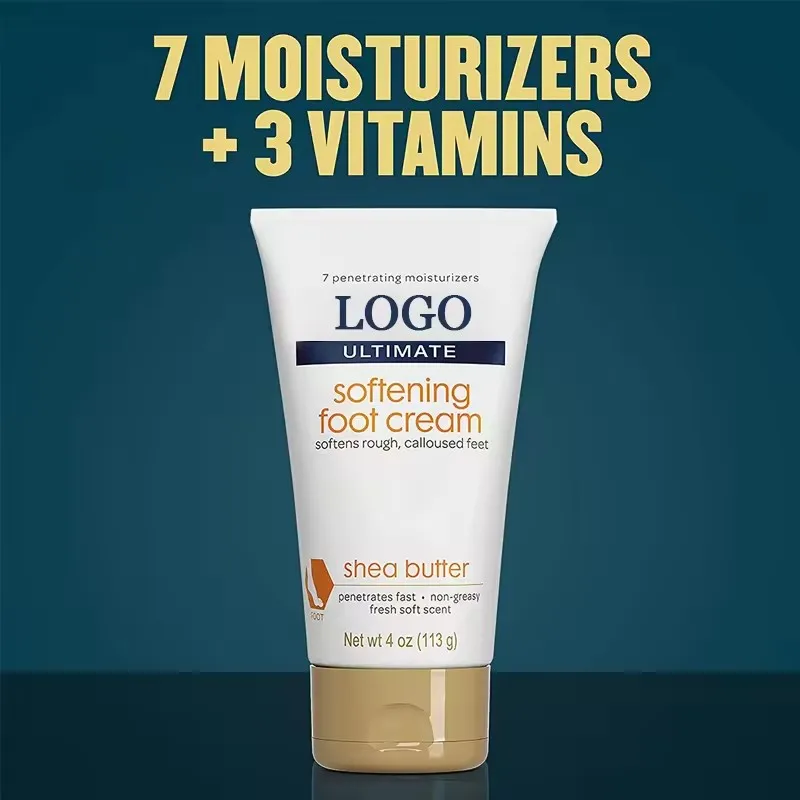 Soft Foot Lotion Moisturizing Rough Dry Skin Silk Peptide Matrix Softening Foot Cream