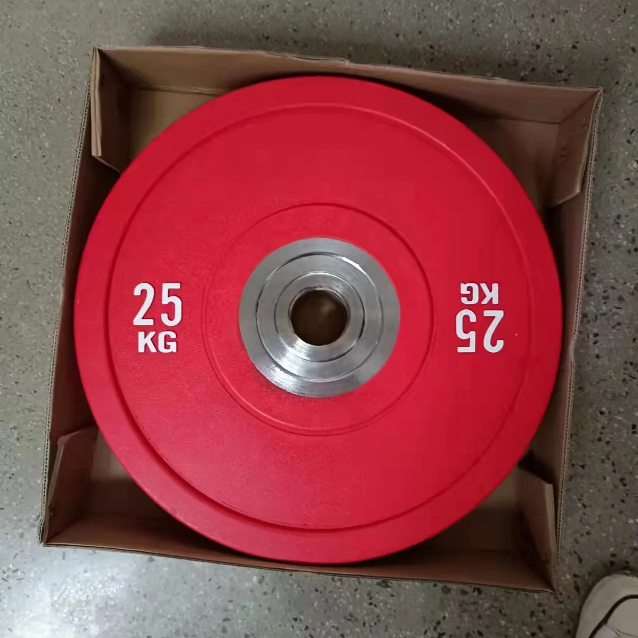 WEMAX gym equipment Competition Exercise Barbell Custom 45 pounds Lbs Kg Gym OEM PU Weight Lifting Rubber Bumper Plates