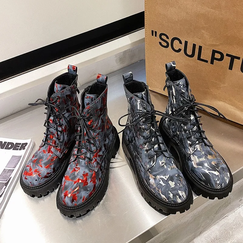 
Factory Wholesale Rubber Bottom Ankle Boots Women Boots Shoes 