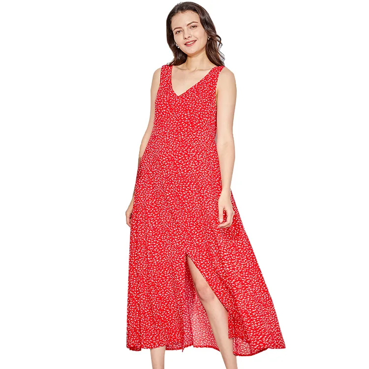 Excellent Manufacturer Selling Summer Dress No Panties Women Clothes Floral Ladies Long Maxi Dresses