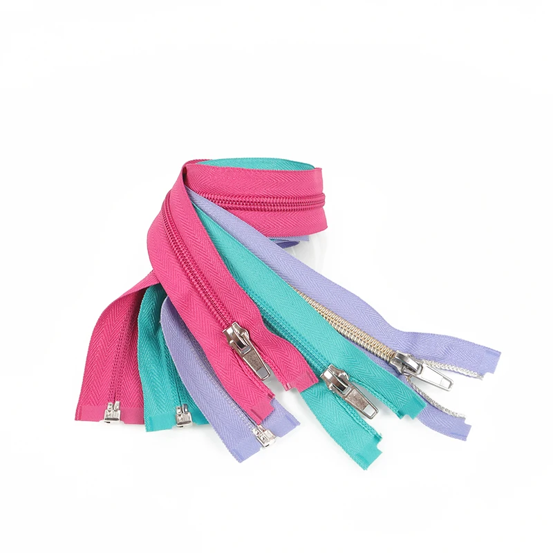 Eco-Friendly Cremallera Nylon Zips Tape Custom Nylon Open End Zipper For Sewing Accessories
