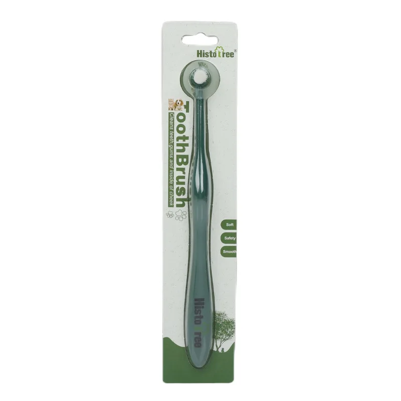 Factory wholesale Low MOQ Pet products dog Oral cleaning Ten-thousand-bristle toothbrush for cat