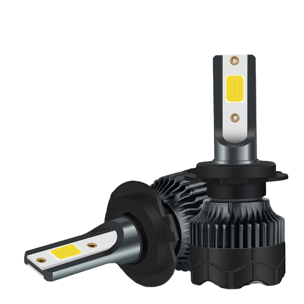
Светодиодные лампы для автомобильных фар H4 H7 H11, супер яркие 9005 лм COB Чип H1 H11 светодиодные лампы H3 H8 HB3 HB4 9006 6500K, автомобильная мини-лампа 