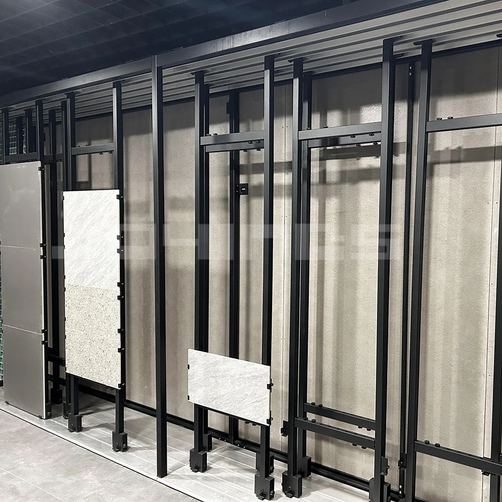 Металлическая кварцевая гранитная подставка для выставочного зала