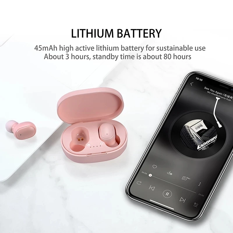 Высококачественные спортивные наушники-вкладыши A6S bt5.1 Беспроводные наушники настоящие беспроводные игровые