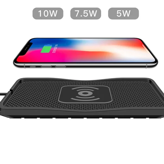 Wireless Car Charger Pad Qi Charging Mat Fast 15W 10W 7.5W Quick Charge Adapter Stand Holder for iPhone