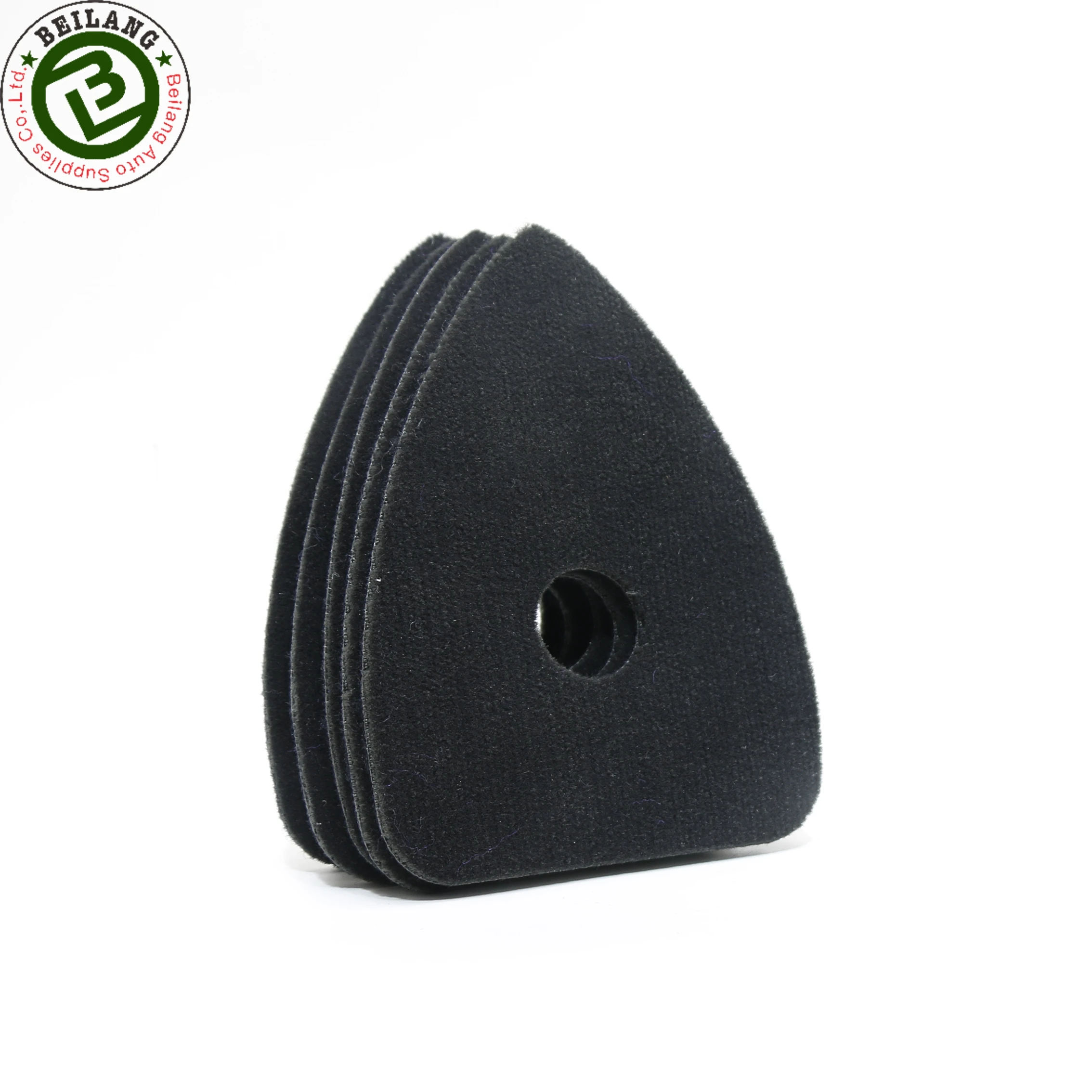 Non-Abrasive Cleaning Pad Microfiber Window Cleaning Pad Hook and Loop Sticky Clean Pad