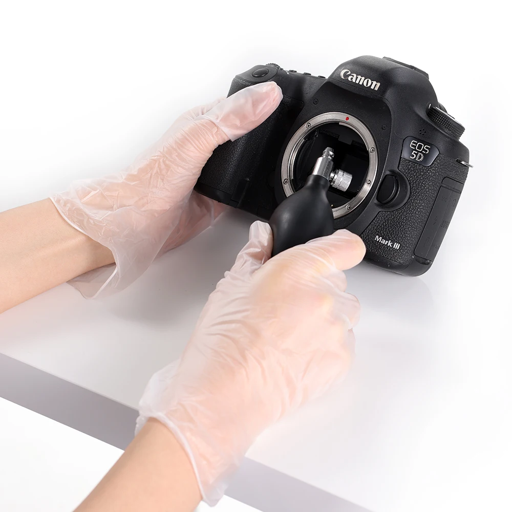 100Pcs/Box Protection PVC Gloves Soft Examination Food Grade Clean Transparent Disposable Vinyl Gloves Powder Free