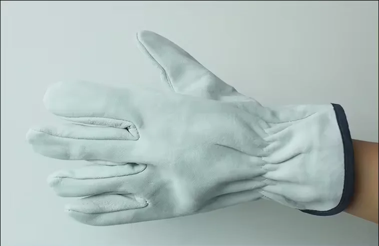 Wholesale Construction Hand Garden Work Safety Gloves Protective Gear Working Gloves Mittens Safety Hand Goatskin Leather Gloves